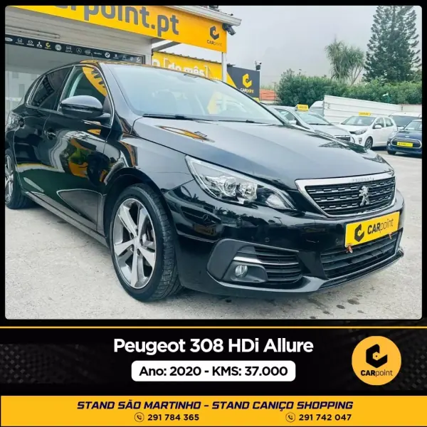 Peugeot 308 2020 - 20900 EUR, 37000 km - AUTO.MOTO.pt - 37000km - foto 2 de 10