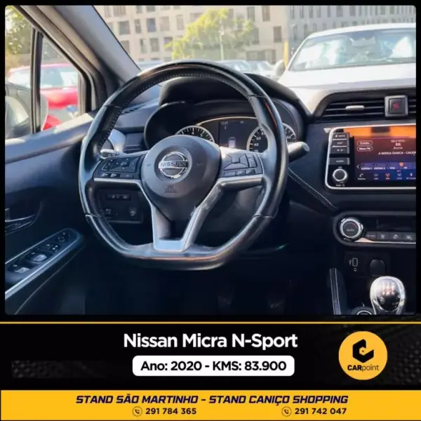 Nissan Micra 2020 - 16900 EUR, 83900 km - AUTO.MOTO.pt - 83900km - foto 8 de 10