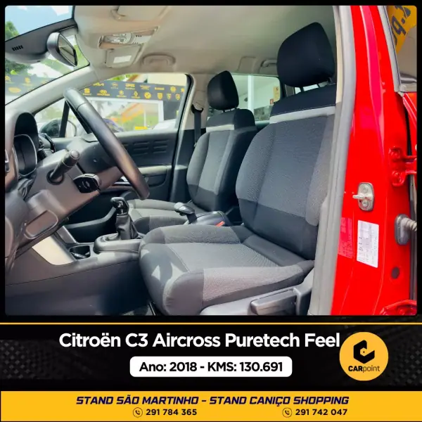 Citroën C3 Aircross 2018 - 13900 EUR, 130900 km - AUTO.MOTO.pt - 130900km - foto 8 de 10