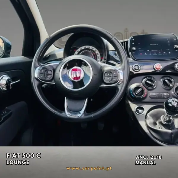 Fiat 500C 2018 - 12900 EUR, 113225 km - AUTO.MOTO.pt - 113225km - foto 6 de 10