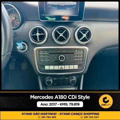 Mercedes-Benz A 180 2017 - 22900 EUR, 79850 km - AUTO.MOTO.pt - 79850km - foto 9 de 10