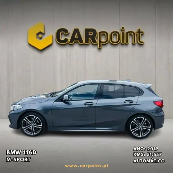 BMW 116 2019 - 26900 EUR, 51557 km - AUTO.MOTO.pt - 51557km - foto 3 de 10