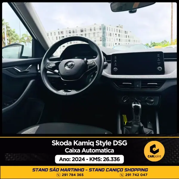 Skoda Kamiq 2024 - 23900 EUR, 26400 km - AUTO.MOTO.pt - 26400km - foto 6 de 10