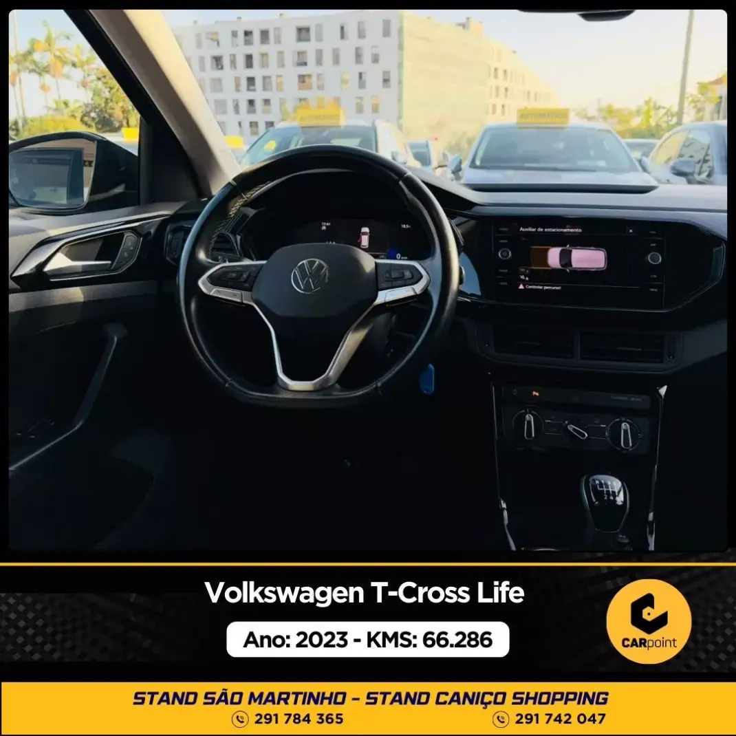 Volkswagen T-Cross 2023 - 21900 EUR, 66286 km - AUTO.MOTO.pt - 66286km - foto 6 de 10