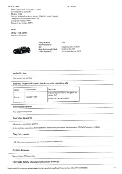 BMW 116 2019 - 17900 EUR, 83877 km - 83877km - foto 55 de 59