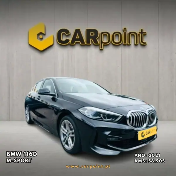 BMW 116 2021 - 26900 EUR, 58905 km - AUTO.MOTO.pt - 58905km - foto 2 de 10