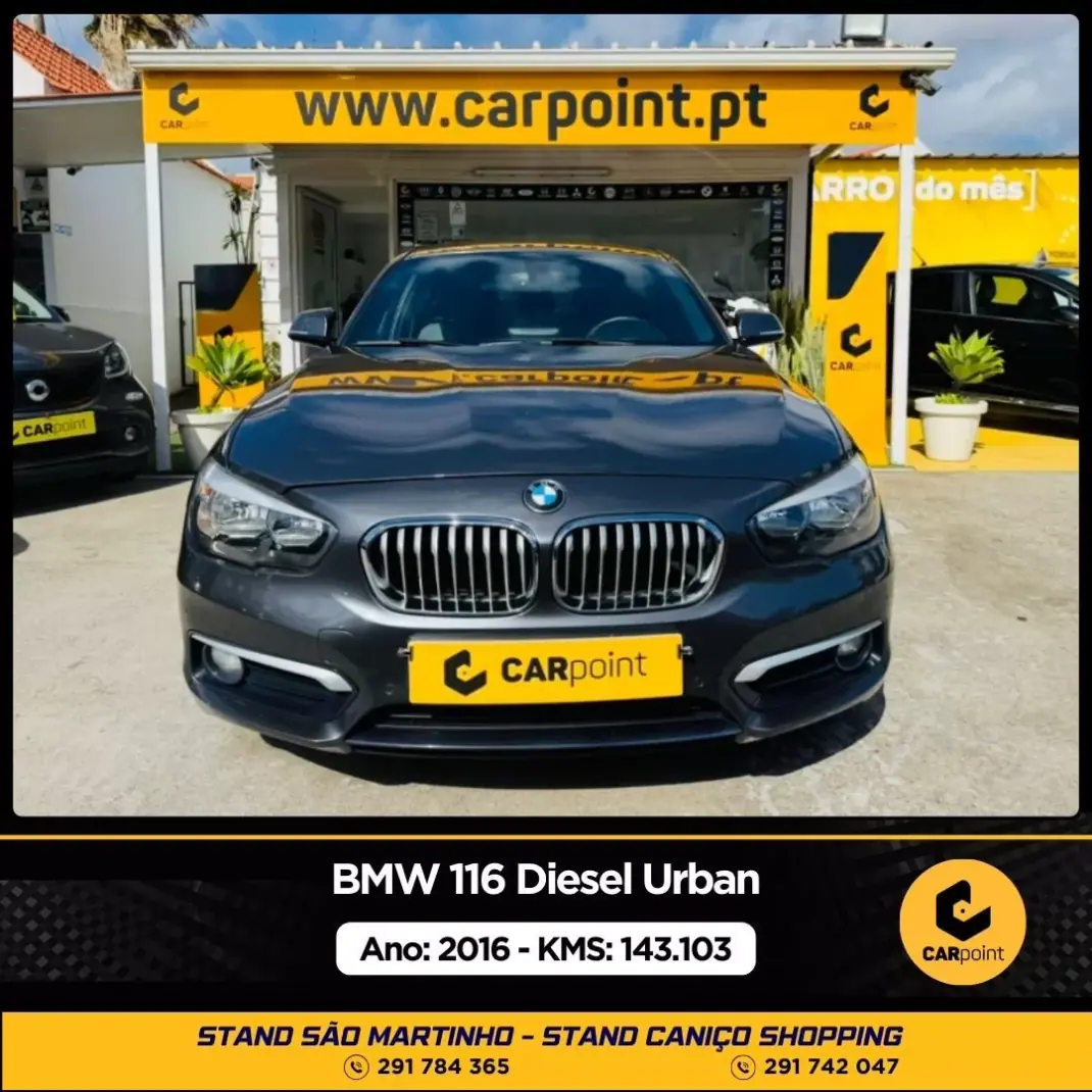 BMW 116 2016 - 15900 EUR, 143103 km - AUTO.MOTO.pt - 143103km - foto 1 de 10