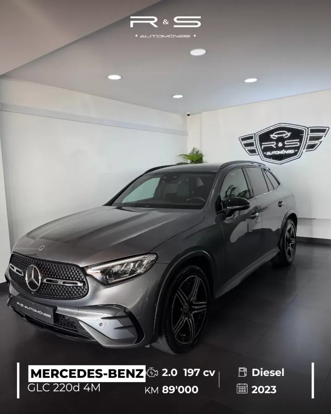 Mercedes-Benz GLC 220 2023 - 59500 EUR, 89000 km - AUTO.MOTO.pt - 89000km - foto 1 de 15