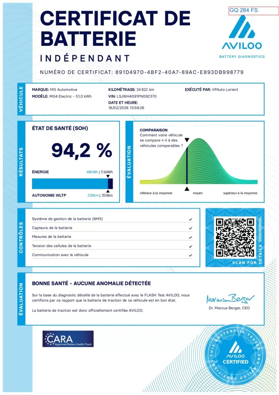 MG MG4 2023 - 18989 EUR, 24822 km - AUTO.MOTO.pt - 24822km - foto 17 de 17