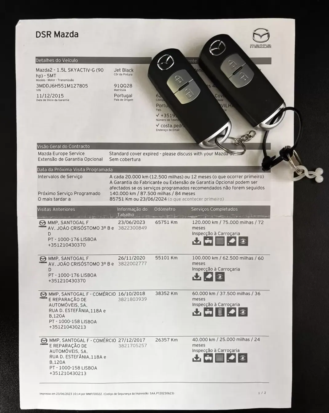 Mazda 2 2015 - 11500 EUR, 75000 km - AUTO.MOTO.pt - 75000km - foto 33 de 33