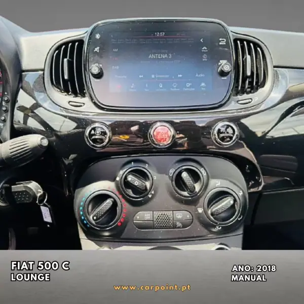 Fiat 500C 2018 - 12900 EUR, 113225 km - AUTO.MOTO.pt - 113225km - foto 9 de 10
