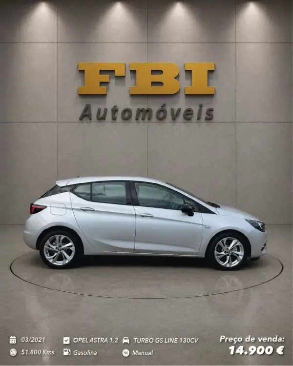 Opel Astra 2021 - 14900 EUR, 51800 km - 51800km - foto 4 de 8
