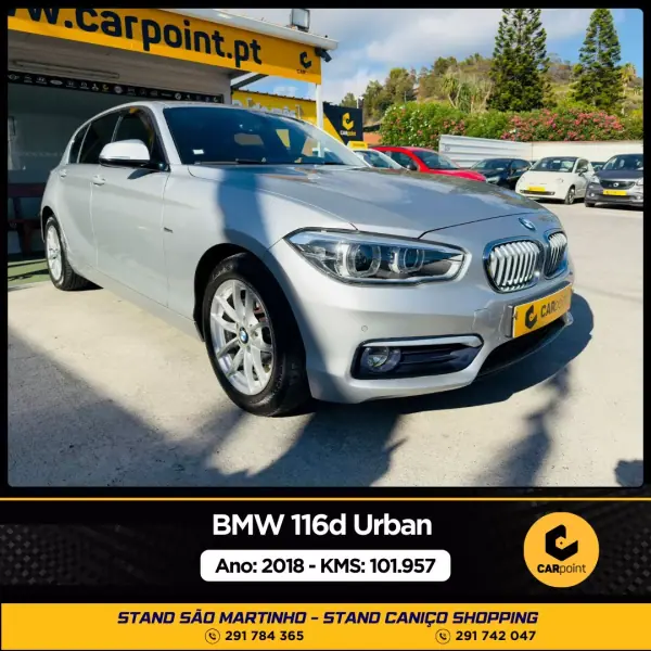 BMW 116 2018 - 18900 EUR, 102000 km - AUTO.MOTO.pt - 102000km - foto 2 de 10