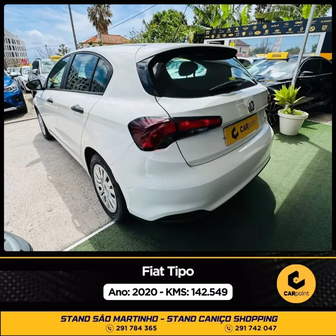 Fiat Tipo 2020 - 11900 EUR, 142600 km - AUTO.MOTO.pt - 142600km - foto 5 de 10