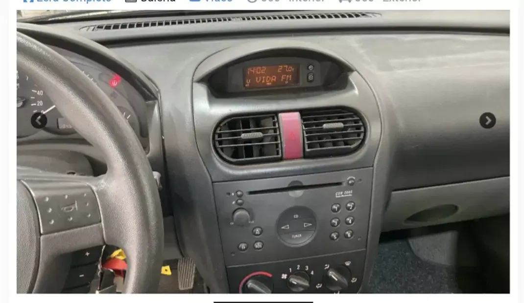 Opel Corsa 2000 - 1800 EUR, 179010 km - AUTO.MOTO.pt - 179010km - foto 7 de 10