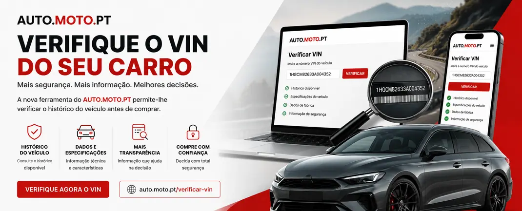 Agora pode verificar o VIN do seu carro diretamente no AUTO.MOTO.PT