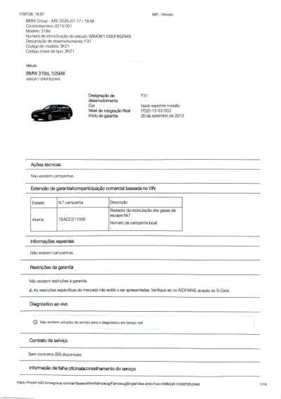 BMW 318 2013 - 16900 EUR, 194036 km - AUTO.MOTO.pt - 194036km - foto 57 de 63