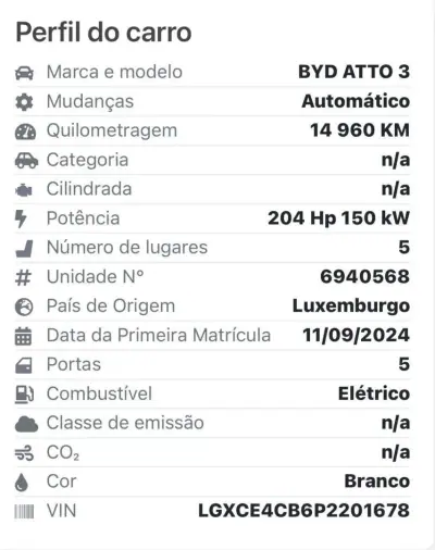 BYD Atto 3 2024 - 29800 EUR, 14960 km - AUTO.MOTO.pt - 14960km - foto 17 de 18