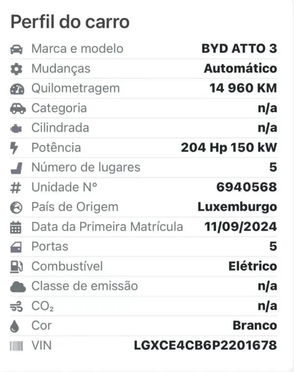 BYD Atto 3 2024 - 29800 EUR, 14960 km - AUTO.MOTO.pt - 14960km - foto 17 de 18