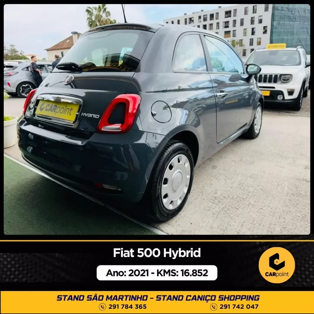 Fiat 500 2021 - 15900 EUR, 16852 km - AUTO.MOTO.pt - 16852km - foto 4 de 10