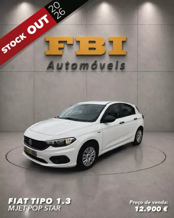 Fiat Tipo 1.3 MJET POP STAR 2020 Diesel — 66 570 km · Madeira Island Fiat Tipo 2020