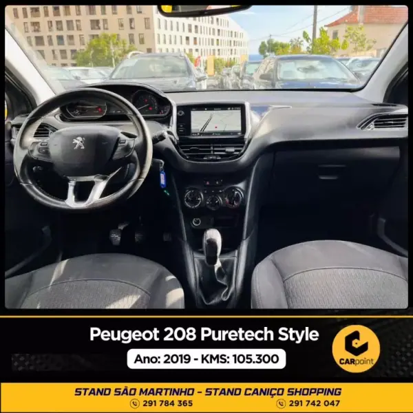 Peugeot 208 2019 - 12900 EUR, 105392 km - AUTO.MOTO.pt - 105392km - foto 9 de 10
