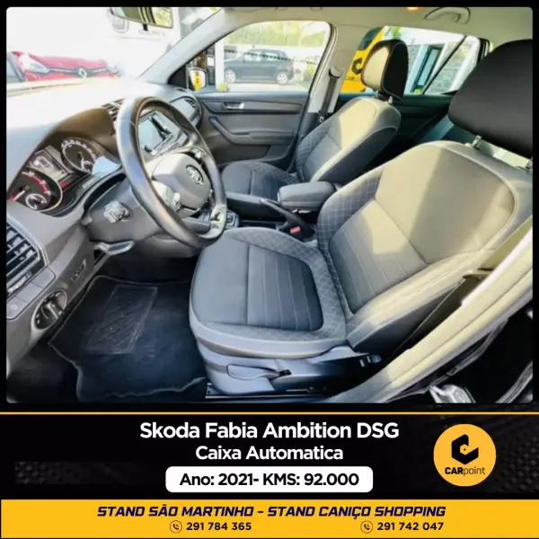 Skoda Fabia 2021 - 17900 EUR, 92000 km - AUTO.MOTO.pt - 92000km - foto 7 de 10