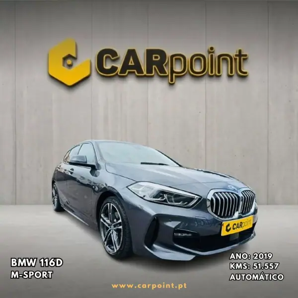BMW 116 2019 - 26900 EUR, 51557 km - AUTO.MOTO.pt - 51557km - foto 2 de 10