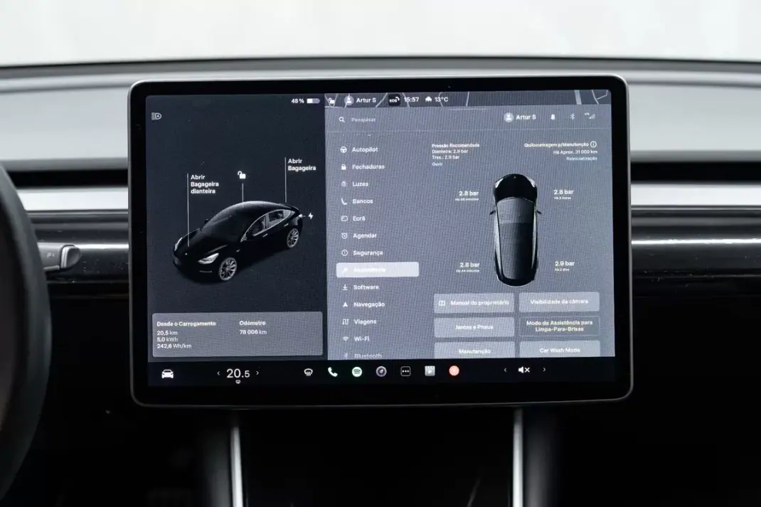 Tesla Model 3 2020 - 30950 EUR, 78000 km - AUTO.MOTO.pt - 78000km - foto 39 de 46