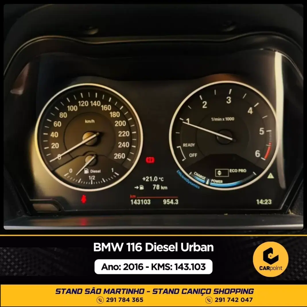 BMW 116 2016 - 15900 EUR, 143103 km - AUTO.MOTO.pt - 143103km - foto 10 de 10