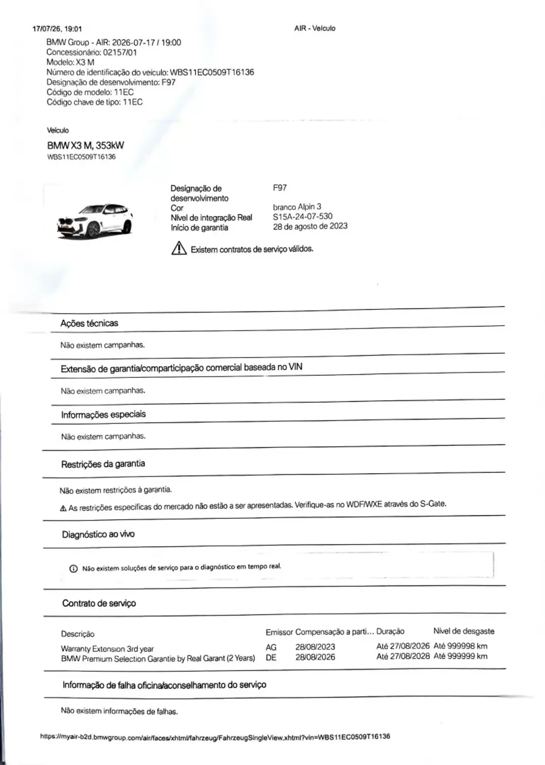 BMW X3 M 2023 - 89900 EUR, 34807 km - 34807km - foto 63 de 68