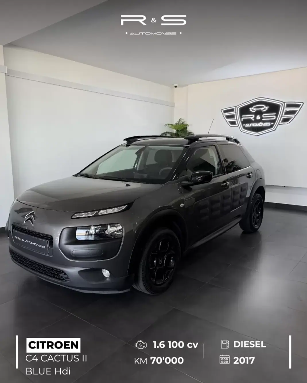 Citroën C4 Cactus 2017 - 12500 EUR, 70000 km - AUTO.MOTO.pt - 70000km - foto 1 de 14