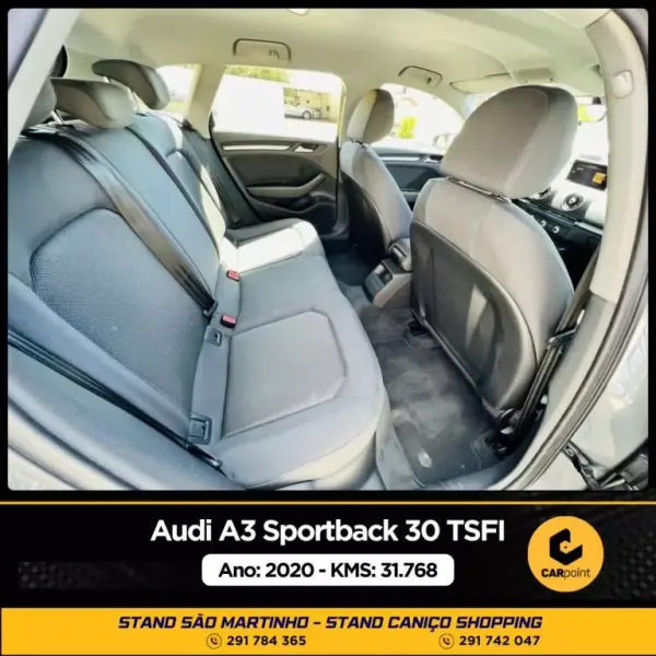 Audi A3 Sportback 2020 - 21900 EUR, 31768 km - AUTO.MOTO.pt - 31768km - foto 8 de 10