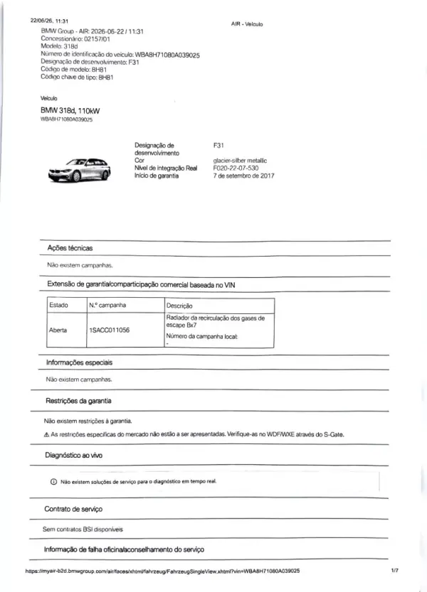BMW 318 2017 - 17900 EUR, 165210 km - AUTO.MOTO.pt - 165210km - foto 49 de 55