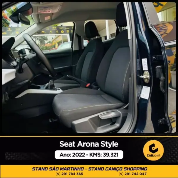 SEAT Arona 2022 - 18900 EUR, 46700 km - AUTO.MOTO.pt - 46700km - foto 8 de 9