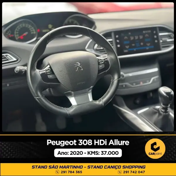 Peugeot 308 2020 - 20900 EUR, 37000 km - AUTO.MOTO.pt - 37000km - foto 6 de 10