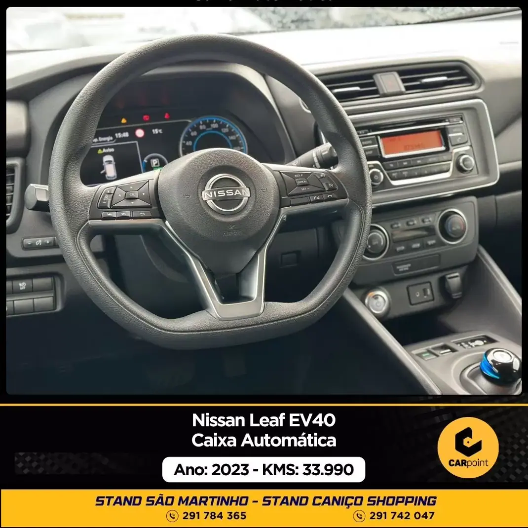 Nissan Leaf 2023 - 22900 EUR, 33990 km - AUTO.MOTO.pt - 33990km - foto 6 de 10