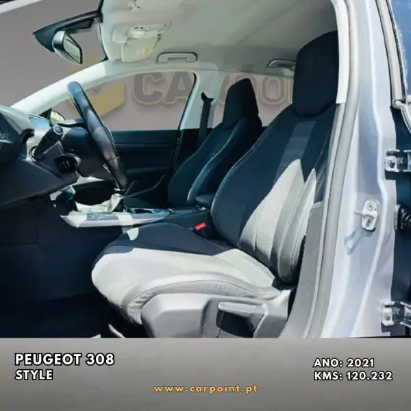 Peugeot 308 2021 - 16900 EUR, 120232 km - AUTO.MOTO.pt - 120232km - foto 7 de 10