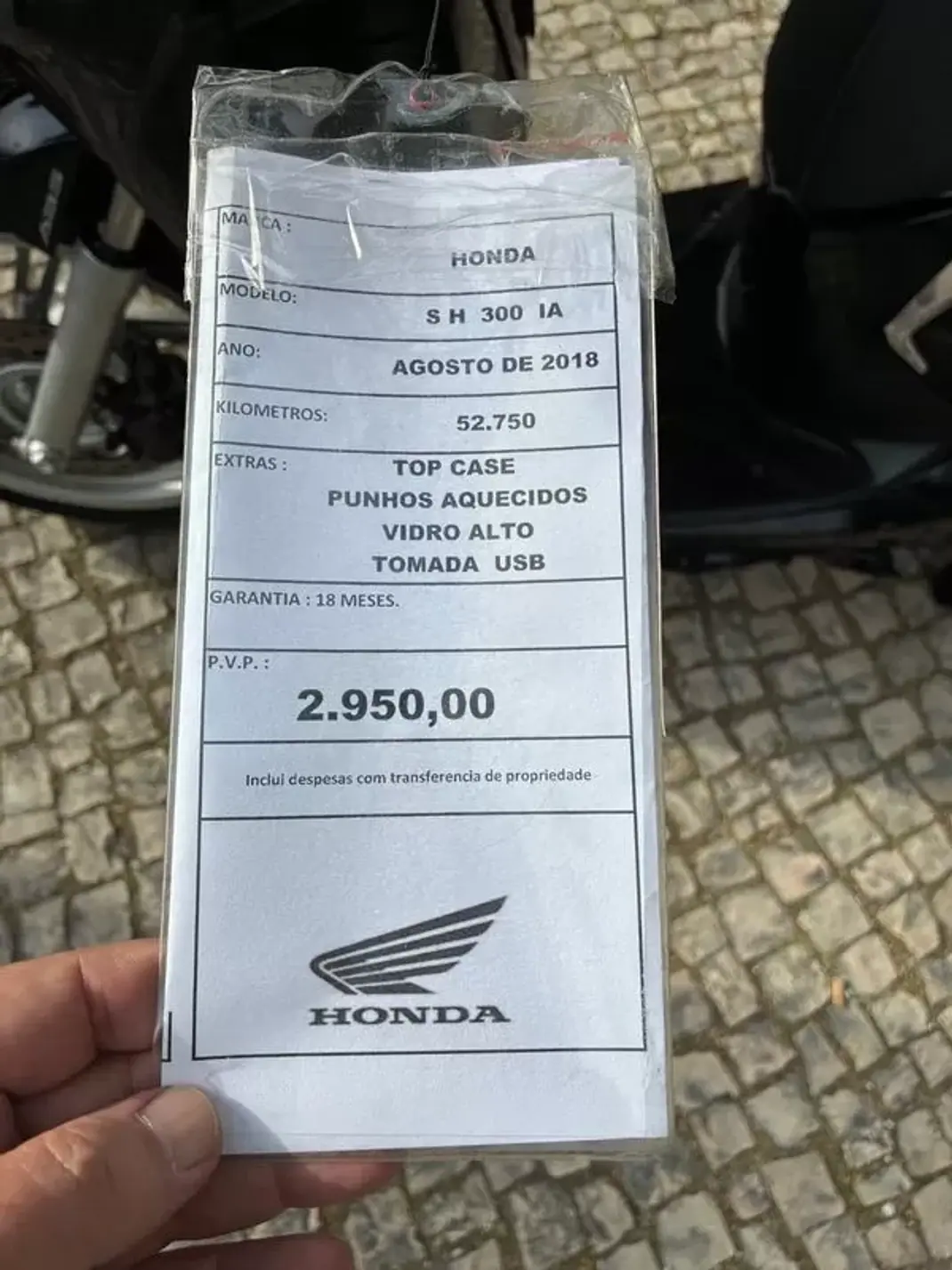 Honda SH 150i 2018 - 2950 EUR, 52726 km - AUTO.MOTO.pt - 52726km - foto 16 de 16