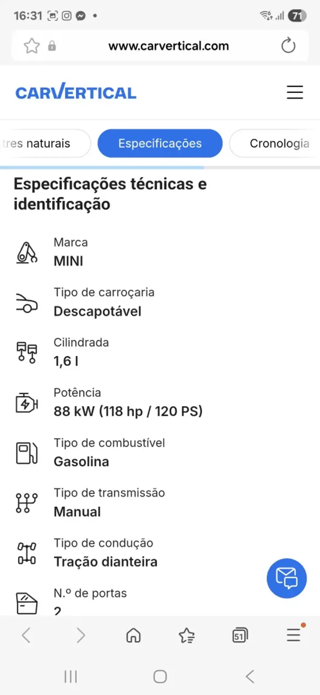 MINI Cooper 2010 - 9900 EUR, 144067 km - AUTO.MOTO.pt - 144067km - foto 55 de 56