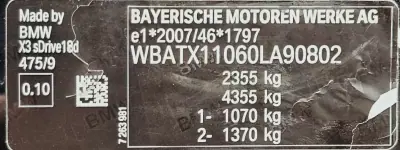 BMW X3 2018 - 36500 EUR, 97000 km - AUTO.MOTO.pt - 97000km - foto 12 de 25
