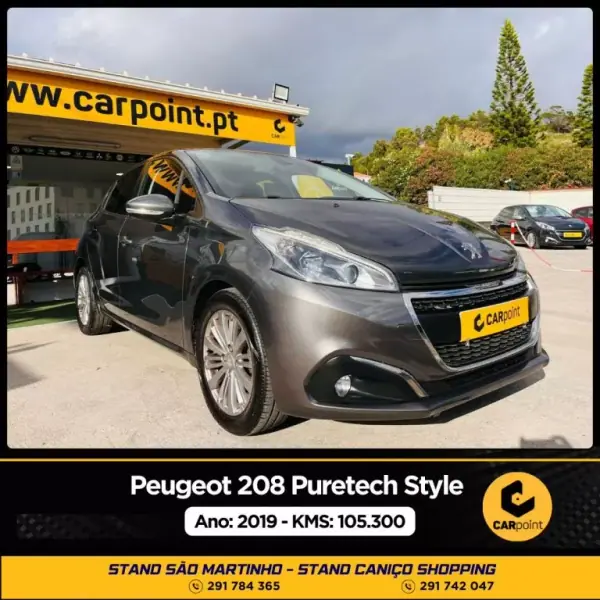 Peugeot 208 2019 - 12900 EUR, 105392 km - AUTO.MOTO.pt - 105392km - foto 2 de 10