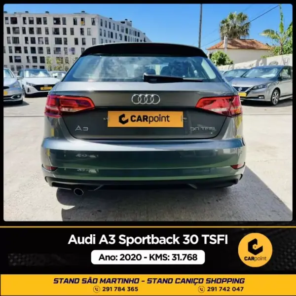 Audi A3 Sportback 2020 - 21900 EUR, 31768 km - AUTO.MOTO.pt - 31768km - foto 4 de 10