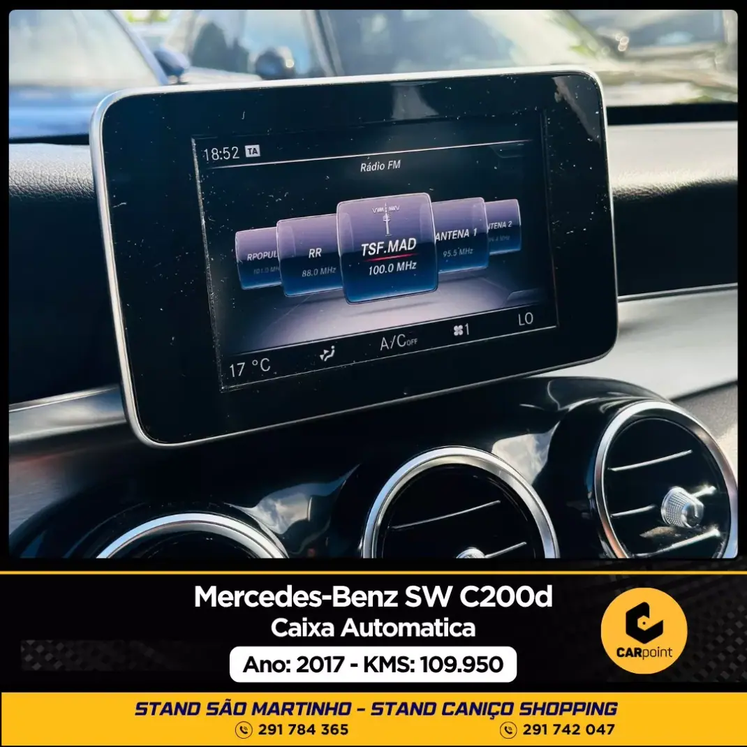 Mercedes-Benz C 200 2017 - 21990 EUR, 109950 km - AUTO.MOTO.pt - 109950km - foto 9 de 10