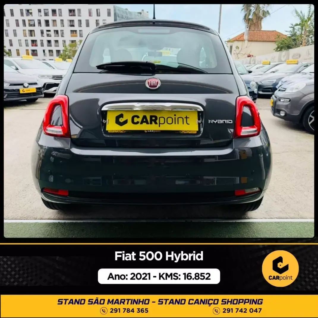 Fiat 500 2021 - 15900 EUR, 16852 km - AUTO.MOTO.pt - 16852km - foto 5 de 10