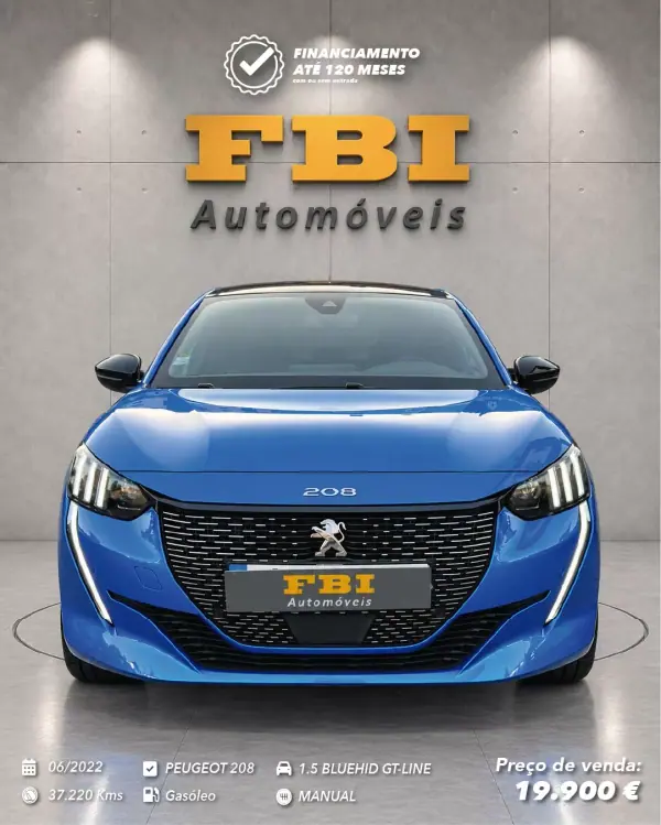 Peugeot 208 1.5HDI BLUEHDI GT-LINE 2022 Diesel