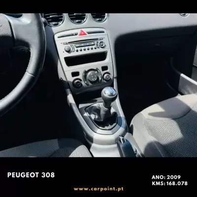 Peugeot 308 2009 - 7900 EUR, 168078 km - AUTO.MOTO.pt - 168078km - foto 9 de 10