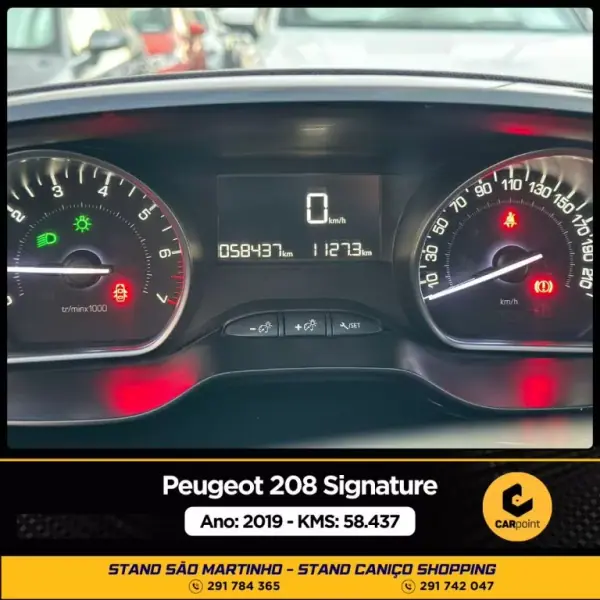 Peugeot 208 2019 - 13900 EUR, 58500 km - AUTO.MOTO.pt - 58500km - foto 10 de 10
