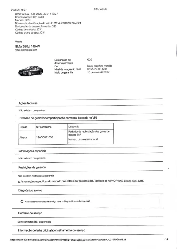 BMW 520 2017 - 19900 EUR, 342169 km - AUTO.MOTO.pt - 342169km - foto 60 de 68
