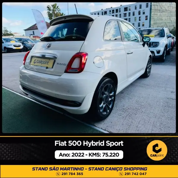 Fiat 500 2022 - 15900 EUR, 75220 km - AUTO.MOTO.pt - 75220km - foto 4 de 10